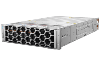 Servidor de almacenamiento Dell PowerStore en rack (versión fondo gris)